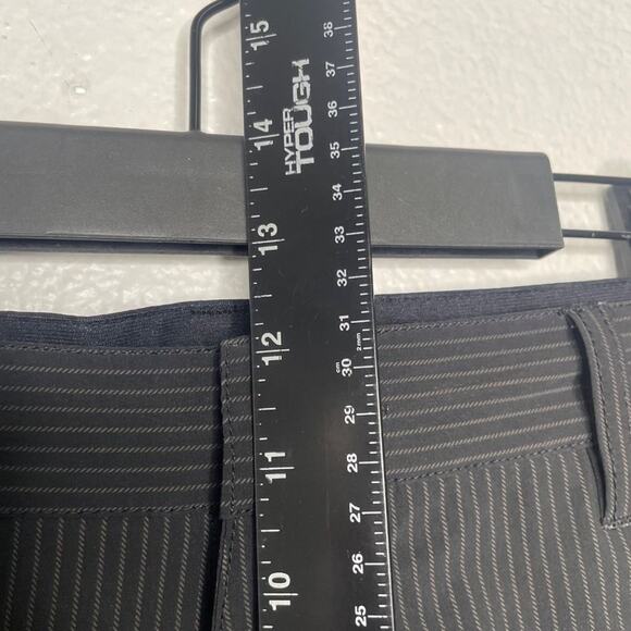 Volcom Mens Shorts Size 32 Black Striped Pin Striped Print Chino Casual Wear - Picture 6 of 14